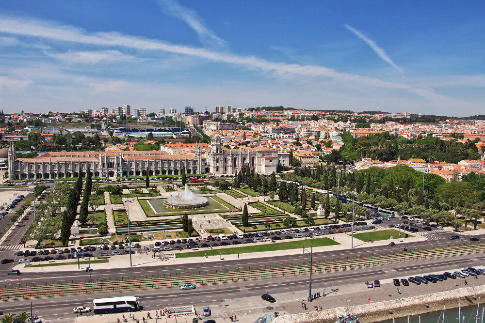Berühmte Gebäude in Lissabon (Mosteiro dos Jerónimos)